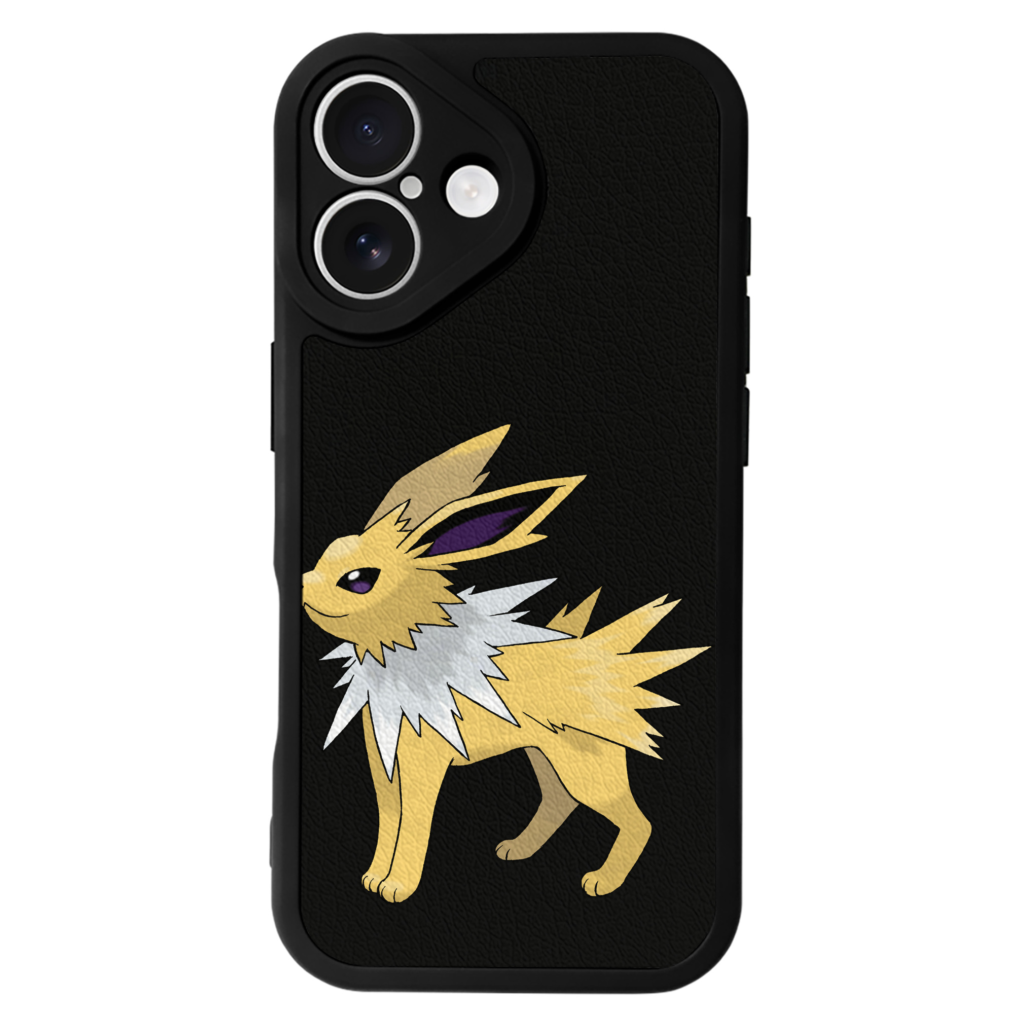 （画像用） ポケットモンスター Pokémon 【iPhone 16シリーズ対応】シリコンスマホケース（レザー調） 材質：シリコン